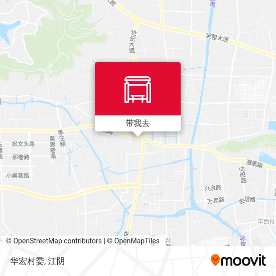 华宏村委地图