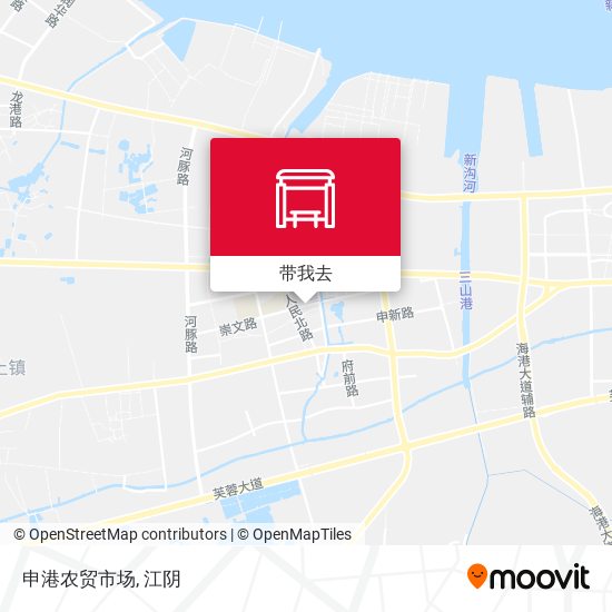 申港农贸市场地图