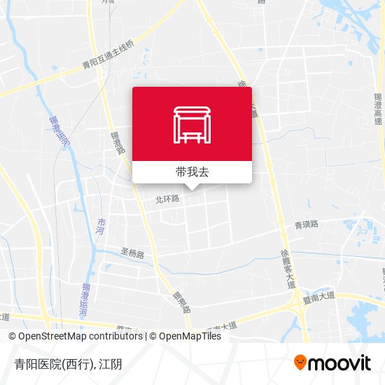 青阳医院(西行)地图