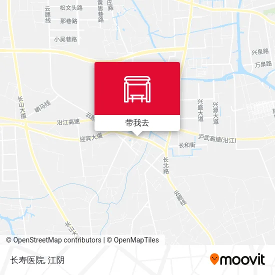 长寿医院地图