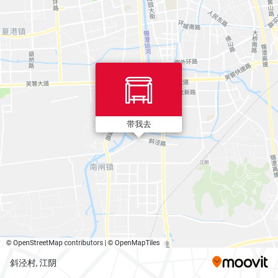 斜泾村地图