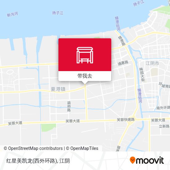 红星美凯龙(西外环路)地图