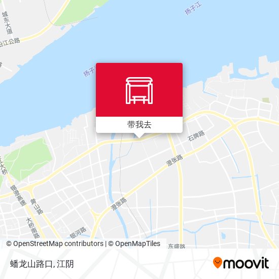 蟠龙山路口地图