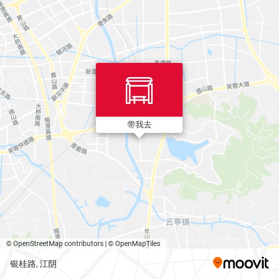 银桂路地图