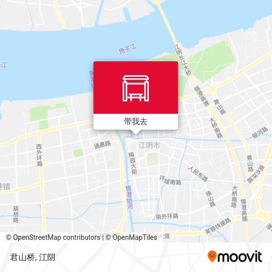 君山桥地图