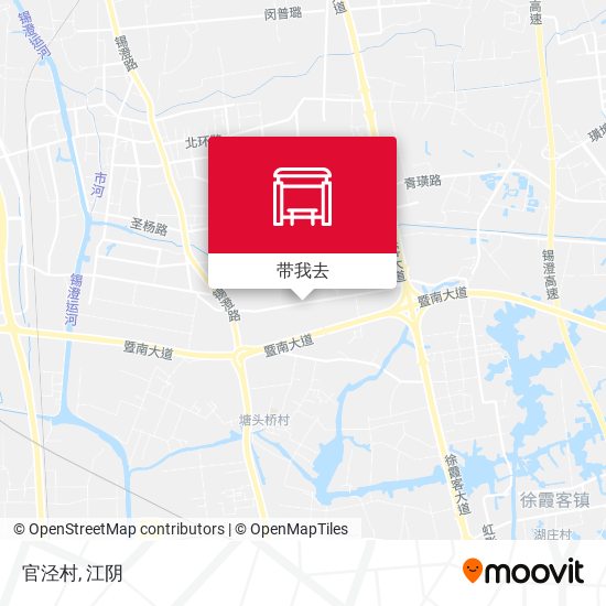 官泾村地图
