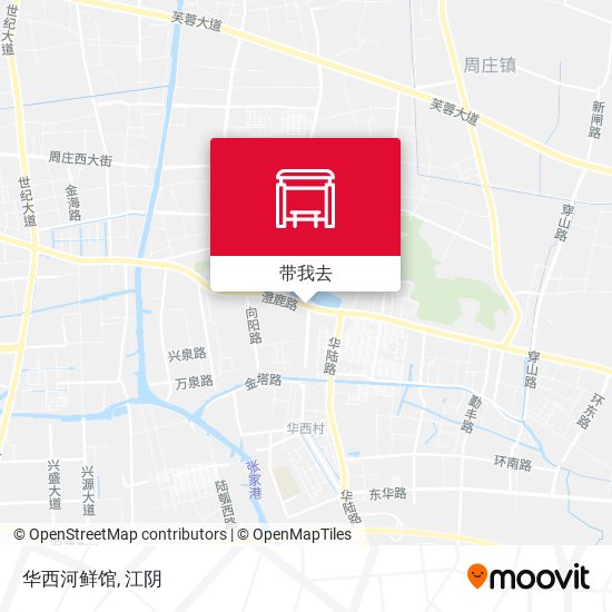 华西河鲜馆地图