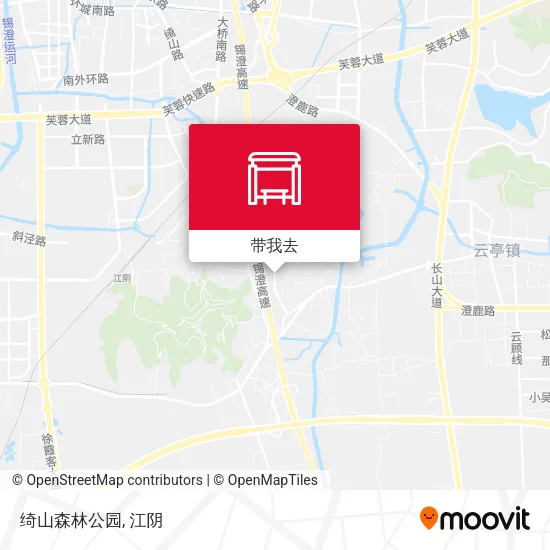 绮山森林公园地图