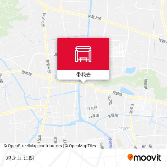 鸡龙山地图