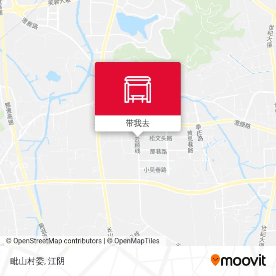 毗山村委地图