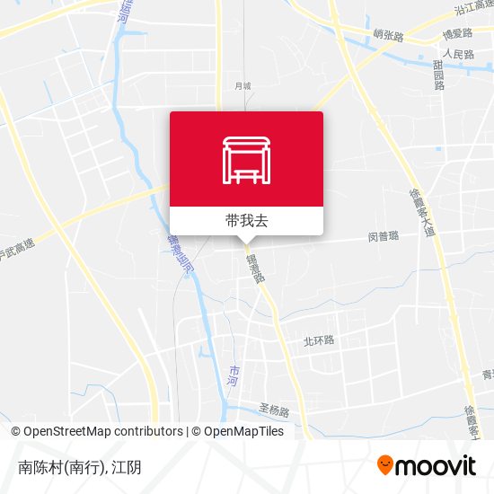 南陈村(南行)地图