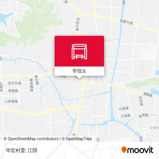 华宏村委地图
