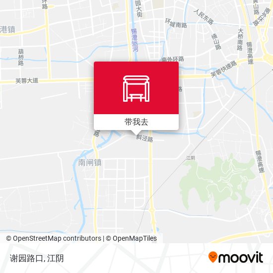 谢园路口地图