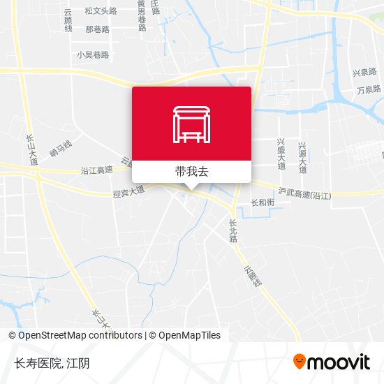 长寿医院地图