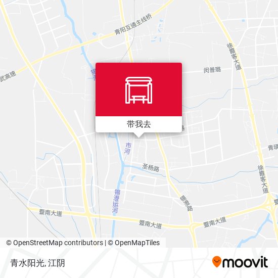 青水阳光地图
