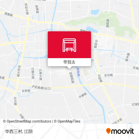 华西三村地图