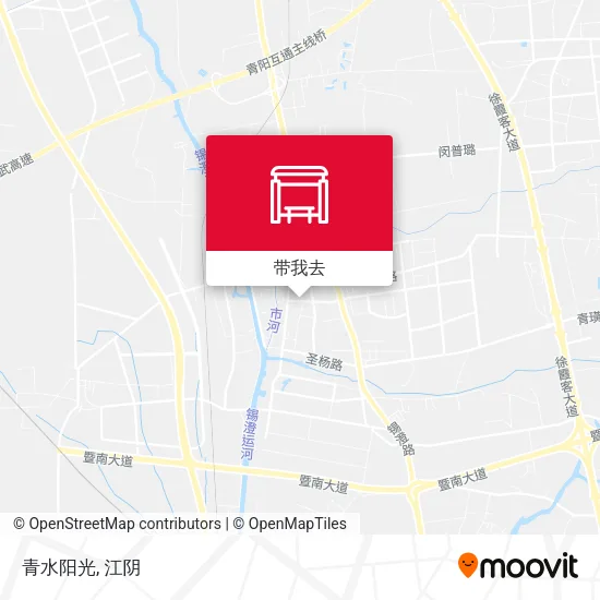 青水阳光地图
