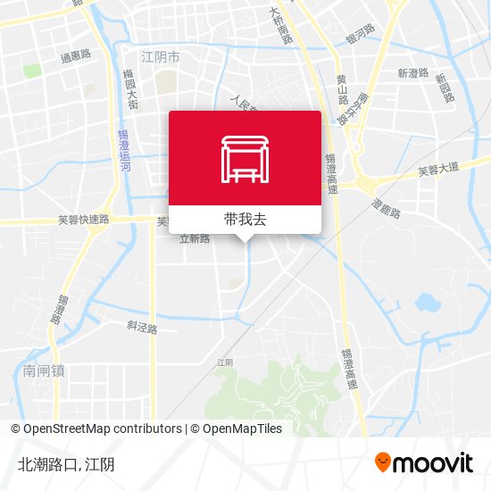 北潮路口地图