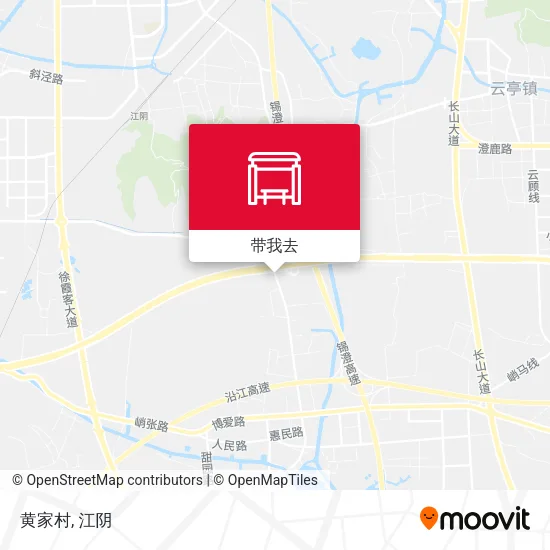 黄家村地图