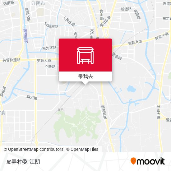 皮弄村委地图