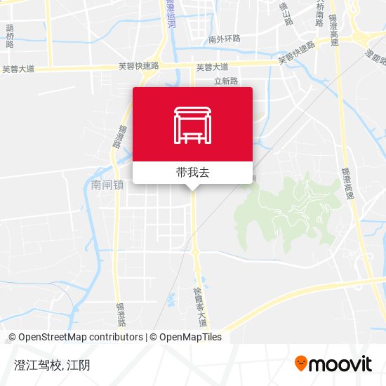 澄江驾校地图