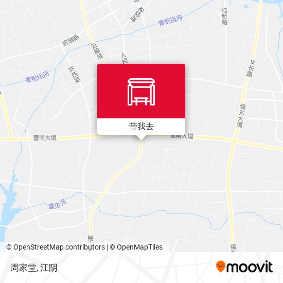 周家堂地图