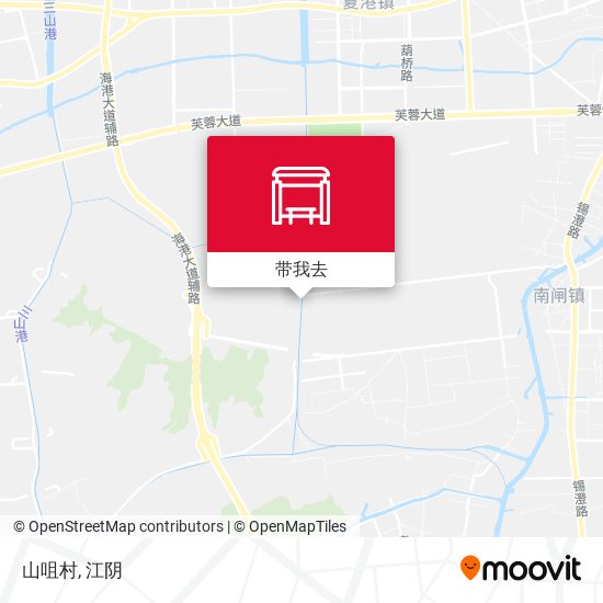 山咀村地图
