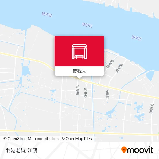 利港老街地图