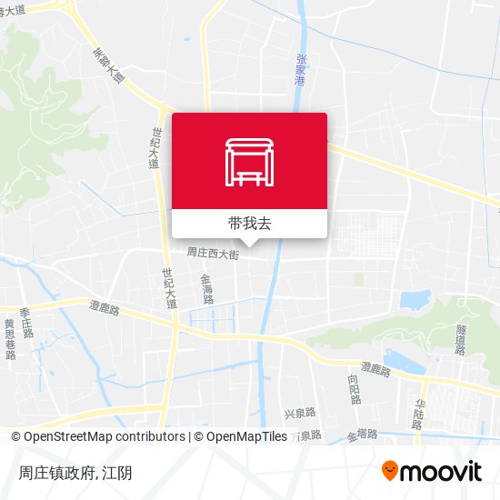 周庄镇政府地图