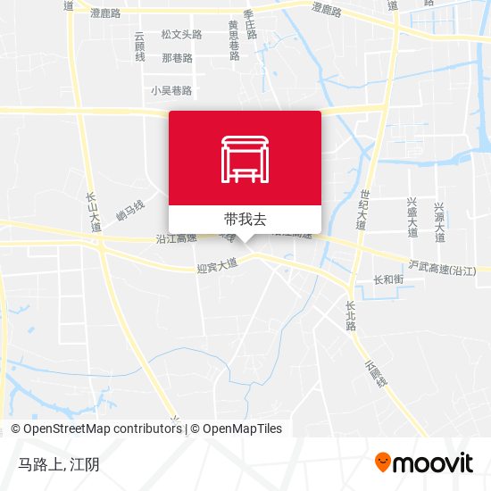马路上地图