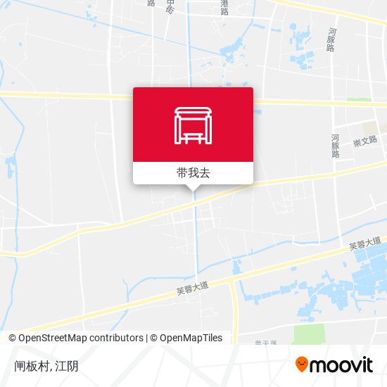 闸板村地图