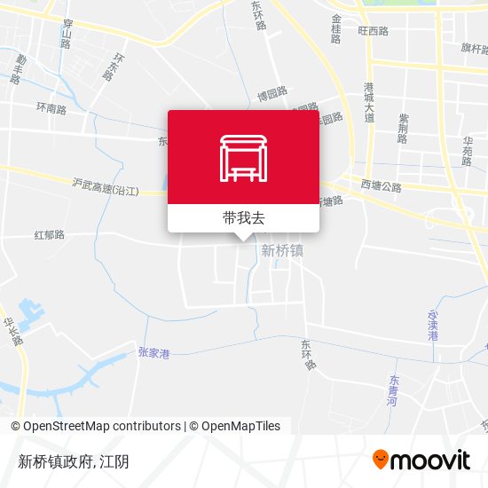 新桥镇政府地图