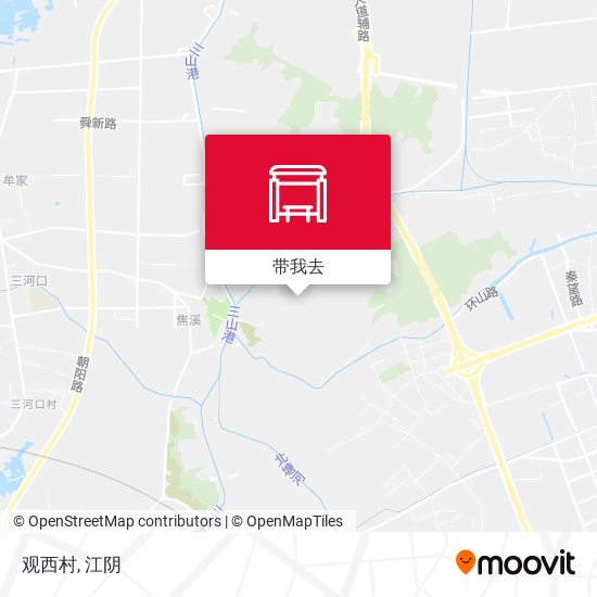 观西村地图