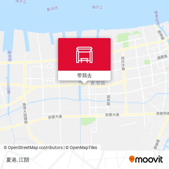 夏港地图