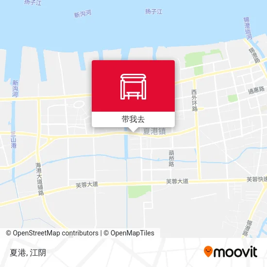 夏港地图