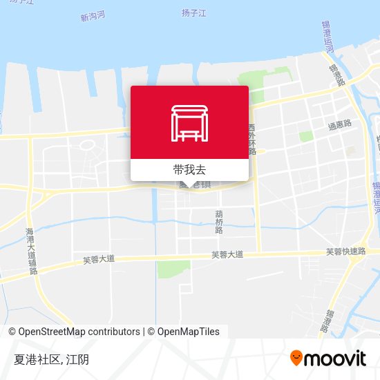 夏港社区地图