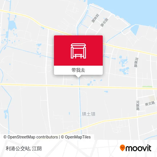 利港公交站地图