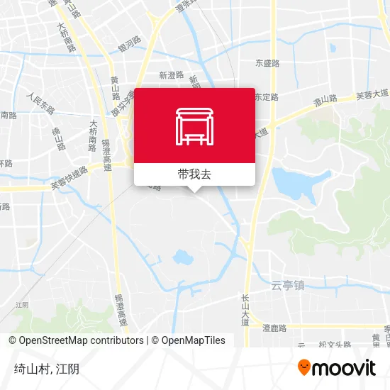 绮山村地图