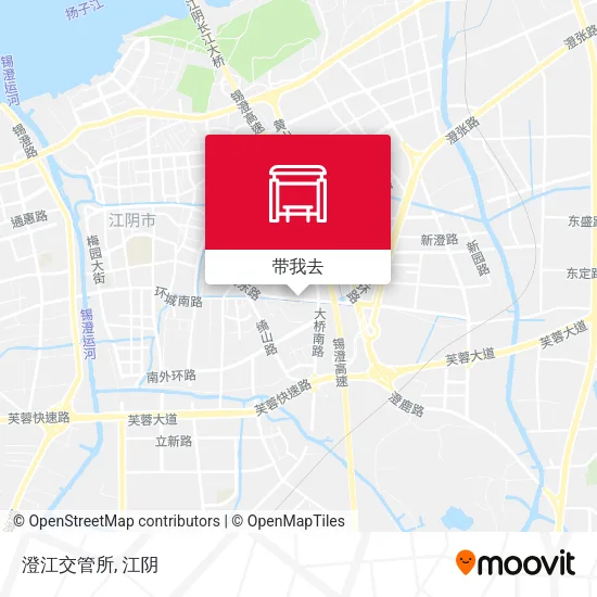 澄江交管所地图