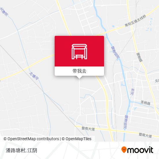 潘路塘村地图