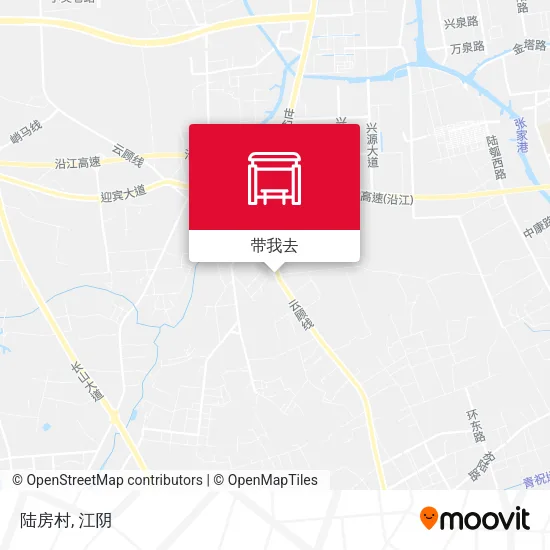 陆房村地图