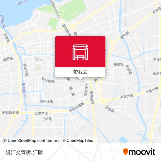 澄江交管所地图