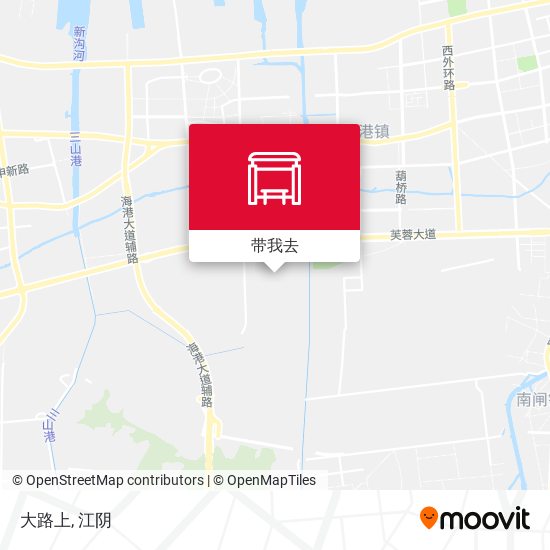 大路上地图