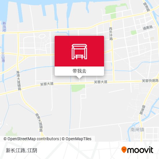 新长江路地图