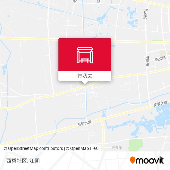 西桥社区地图