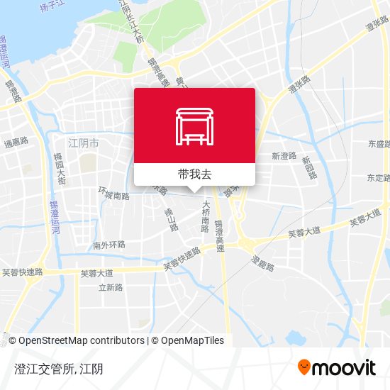 澄江交管所地图