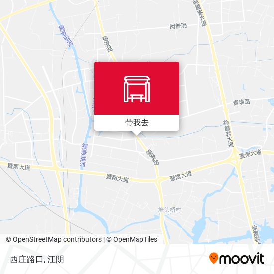 西庄路口地图