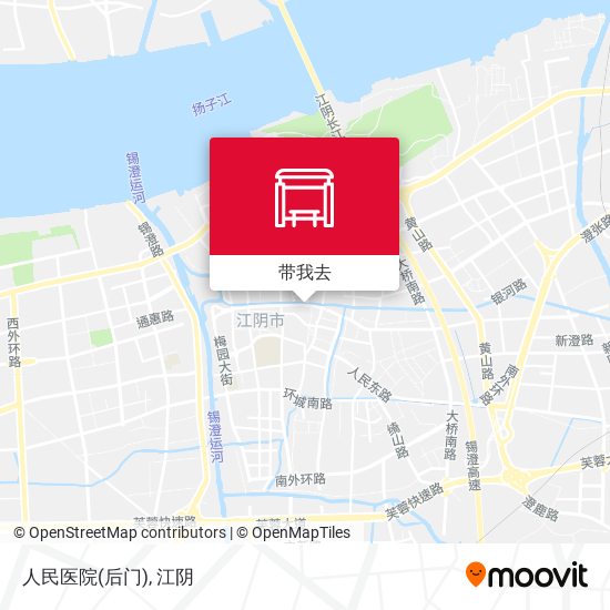 人民医院(后门)地图