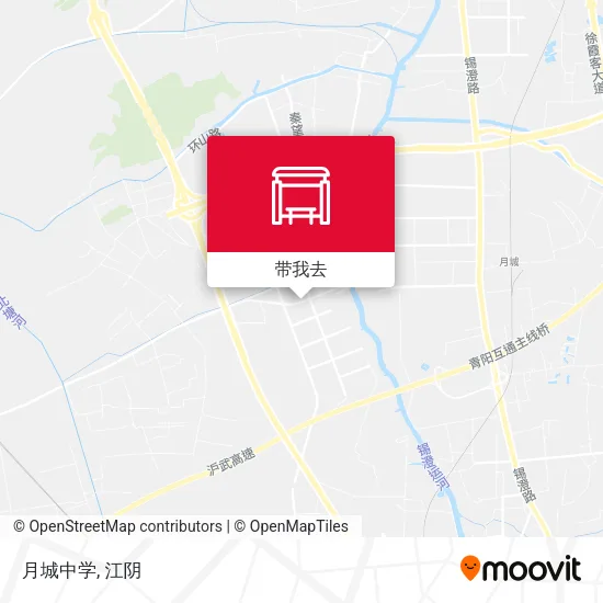 月城中学地图