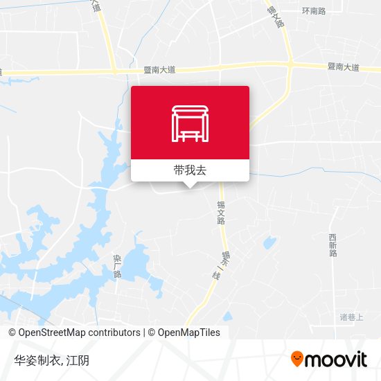 华姿制衣地图
